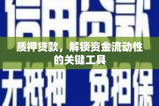 莱阳质押贷款，解锁资金流动性的关键工具