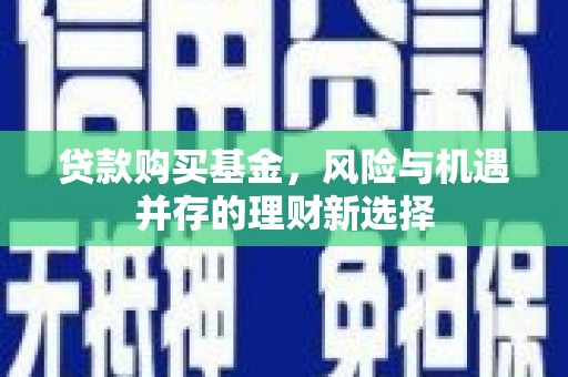 莱阳贷款购买基金，风险与机遇并存的理财新选择
