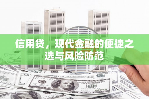 莱阳信用贷，现代金融的便捷之选与风险防范